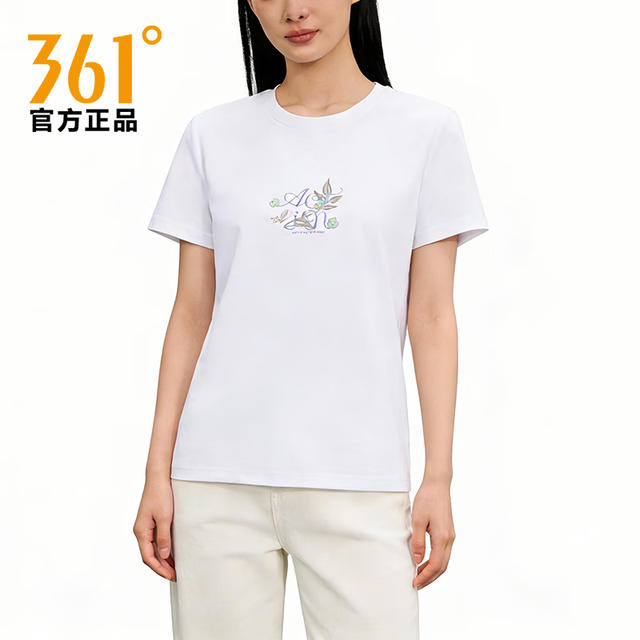 361° 女款短袖运动T恤 662524106