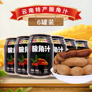  猫哆哩 云南特产 酸角汁饮料 含气酸角汁320ml*4罐