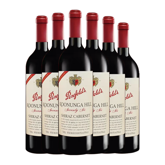 奔富 红葡萄酒寇兰山一体标，750ml*6整箱