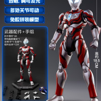 布鲁可积木 布鲁可 传奇版 诺亚奥特曼 19.5cm 拼装模型