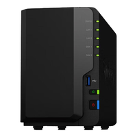 Synology/群晖 私有云 NAS存储主机+西数红盘8T*2