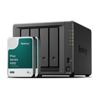 Synology/群晖 四核心 NAS网络存储服务器+4TB硬盘