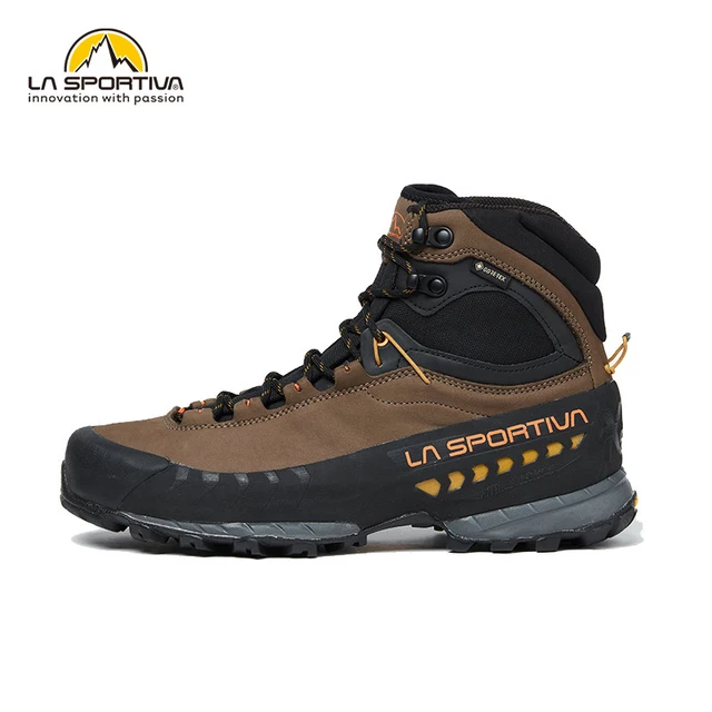  LA SPORTIVA/拉思珀蒂瓦 防水 男女徒步登山鞋 咖啡/虎黄（拍大1码/脚宽或脚背高拍大两码） 41