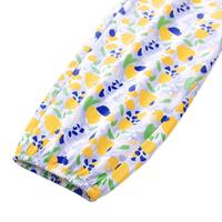 YeeHoO英氏童装儿童裤子防蚊裤夏季男女童长裤户外休闲舒适束脚裤 仲夏花叶 130CM