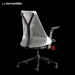 赫曼米勒 Herman Miller 赫曼米勒 Sayl 电脑椅 人体工学椅 3D智能悬式椅背 白色