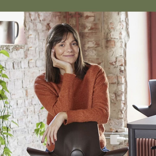 Flokk HAG骑马椅人体工学椅电脑椅学习椅办公椅子久坐 舒服 浅海绿中号