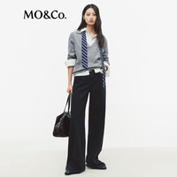  MO&Co./摩安珂 抽绳阔腿 女士牛仔裤