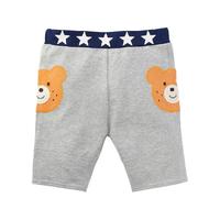MIKIHOUSE 儿童服饰系列全棉卡通小熊短裤灰色款90码