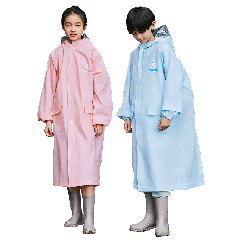  MOREMERRY/牧萌 防雨 儿童雨衣 书包位