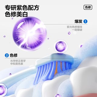  参半 去渍亮白 美白牙膏 【三天美白|去黄去渍】色修200g