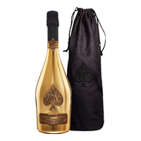 Armand de Brignac/黑桃A  香槟 黑绒布袋