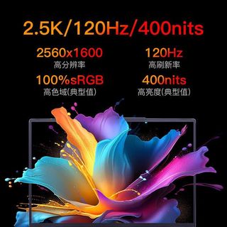  MECHREVO/机械革命 2.5K 120hz 轻薄办公笔记本电脑