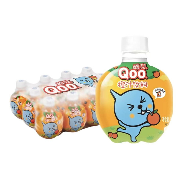 88VIP：美汁源 酷儿 Qoo橙汁饮料 260ml*12瓶