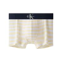  卡尔文·克莱恩/Calvin Klein 吸湿速干 男士平角内裤 6WC-黄白条纹 S