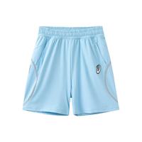 亚瑟士（asics）童装2024年夏儿童运动短裤凉感舒适休闲百搭裤子332241093080 38天蓝色 110