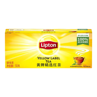 立顿(Lipton)茶包 黄牌精选红茶 商用接待茶 办公室下午茶 茶碎袋泡茶 父亲节 (非独立包装)红茶2g*25包