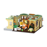 TOPTOY潮玩积木小鹦鹉BEBE魔法奇幻学院系列TC2037艺术课堂