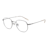 Levi's/李维斯 免费配镜 男士近视眼镜框架+依视路钻晶膜岩1.56镜片 依视路钻晶膜岩1.56/-800度内 6LB枪色