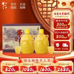 牛栏山 百年陈酿三牛金罐 52%vol 浓香型白酒 500ml*2瓶 礼盒装