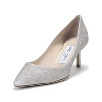 JIMMY CHOO 女士闪粉面料尖头高跟鞋跟高6cm