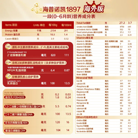 Hyprocal1897/海普诺凯1897 HMO 婴幼儿奶粉 1段900g*2罐