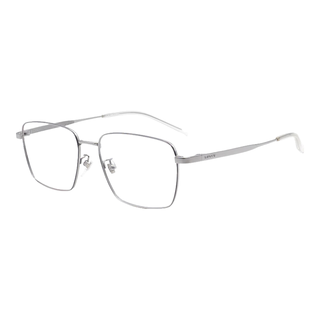  Levi's/李维斯 防蓝光 近视眼镜框架+蔡司泽锐1.67防蓝光PLUS镜片  蔡司1.67泽锐防蓝光PLUS/-1000度 010银色
