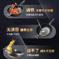  ASD/爱仕达 无涂层 铸铁锅