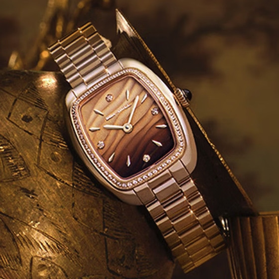 年货不打烊、PLUS会员：海鸥 小摩卡复古女士自动机械表 礼物 1081L摩卡渐变棕 礼盒装