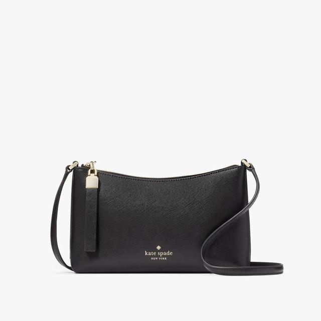 Kate Spade 品牌自营SADIE时尚通勤小号十字纹拉链单肩包Hobo包