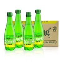 SPRITZER 无糖气泡水400ml*6马来西亚充气矿泉水不含糖