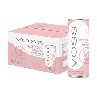  VOSS/芙丝 樱花白桃味 气泡水