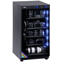 爱保 85/100/160/185升电子防潮箱邮票单反相机镜头摄影器材干燥柜