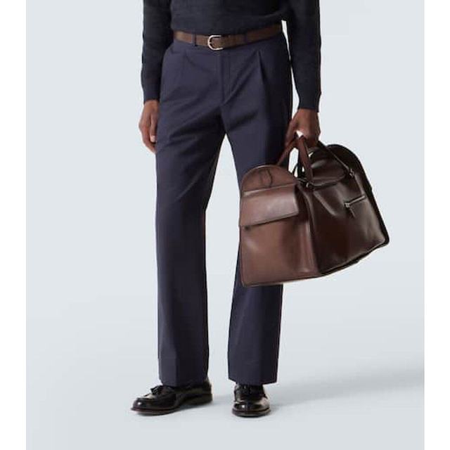 Berluti 伯尔鲁帝 男士 Periple 皮革旅行袋 高35cm宽54cm深24cm