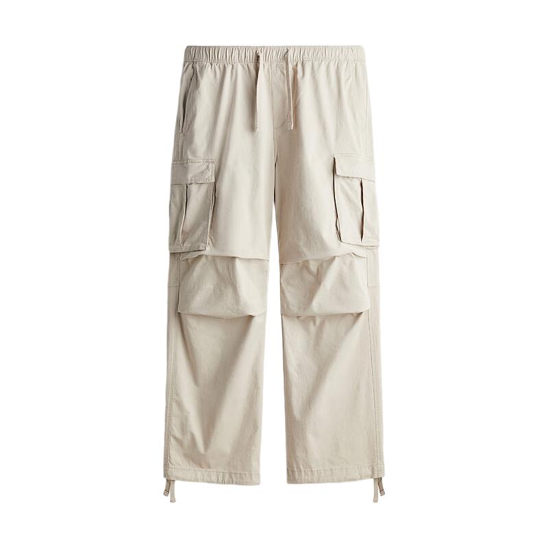  H&M 棉质 男士休闲裤 浅米色 L 175/96