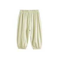 MARC&JANIE马克珍妮童装儿童夏装男女童垂感透气束脚裤婴儿裤子防蚊裤230895 抹茶绿 100cm