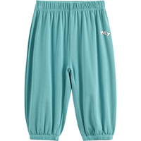 MARC&JANIE马克珍妮童装儿童夏装男女童垂感透气束脚裤婴儿裤子防蚊裤230895 沧浪绿 110cm