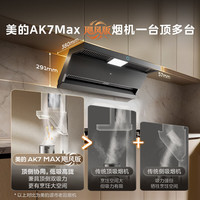 国家补贴、PLUS会员：美的 小西梅AK9MAX+Q529L-G灶 联动套装 蒸汽洗顶侧双吸30风量大吸力抽油烟机+5.2kW70%高热效灶