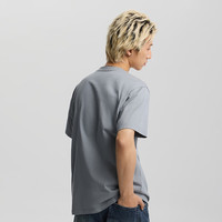  Lee/李 Logo印花图案 短袖T恤 M 石灰色（尺码偏大，拍小一码）