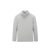 纯一良品 儿童纯色打底衫男童中大童青少年秋冬舒适内搭上衣拜年服