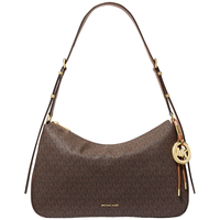 MICHAEL KORS 迈克高仕MK Nolita 男女同款 中号单肩包 深棕/橡果