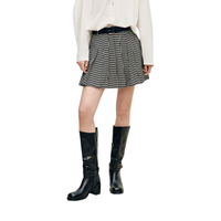 MO&Co./摩安珂 撞色腰侧拉链 女士半身裙 裤
