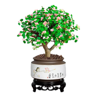  沭之美 源头直发 金枝玉叶多肉+鸟语花香陶瓷盆+塑料底座