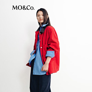  MO&Co./摩安珂 复古风 女士外套 大红色 M /165