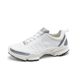 ecco BIOM 健步C 牦牛皮 运动休闲鞋 防滑耐磨 缓震透气 女款/白色 35