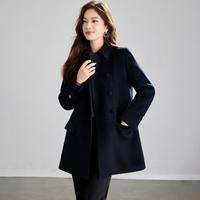 诗·萌 25冬季新款高级感通勤羽绒风衣外套女