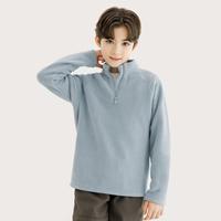 纯一良品 韩版童装男童秋冬中大儿童青少年摇粒绒舒适卫衣拜年服