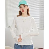 a02 女式圆领基础打底衫