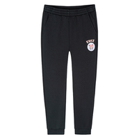 鸿星尔克儿童裤子女中小童针织长裤秋季儿童运动裤 正黑 130
