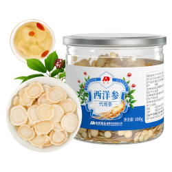 吉林敖东 敖东 西洋参片 长白山花旗参软枝切片100g