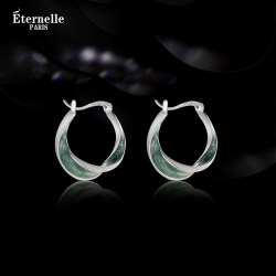 Eternelle 法国永恒 925银耳环 几何图案 e00587